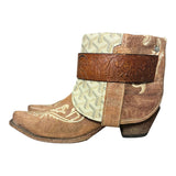 8.5 Embroidered Tan & Designer Canty Boots®