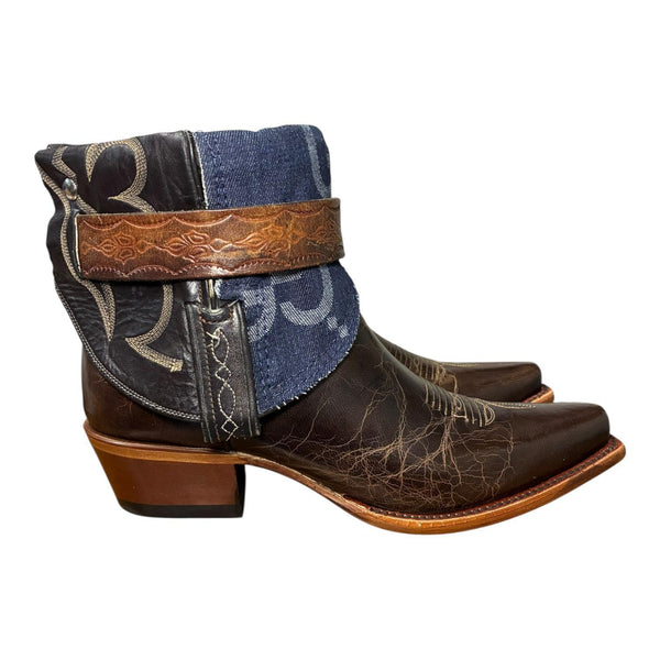 9.5 Brown & Designer Denim Canty Boots®