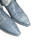 9.5 Exotic Blue & Full Designer Canty Boots®