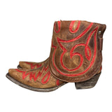 7.5 Brown & Red Inlay Canty Boots®