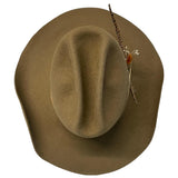 Brown Western Beaver Felt Hat - Size 7 3/8