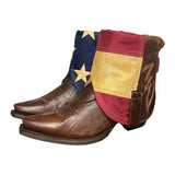7.5 Brown & American Flag Canty Boots®