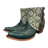 10 Two Toned & Printed Exotic Leather Canty Boots®