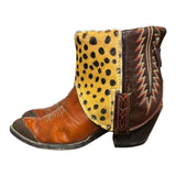 9 Two Toned & Spotted Hair-on Hide Canty Boots®