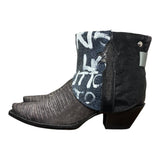 8 Black Exotic & Designer Denim Canty Boots®