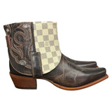 11 Brown & Designer Canty Boots® with Silver Conchos