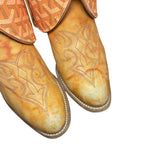 8 Marbled Tan Stacked Heel & Designer Canty Boots®