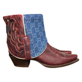 10.5 Red & Designer Denim Canty Boots®