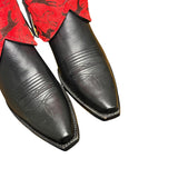 8 Black & Silver Glitter Inlay with Horse Print Canty Boots®