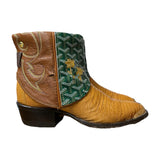 9 Exotic & Designer Canty Boots® with Gold Inlaid Flowers
