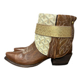 7.5 Studded Brown & Designer Canty Boots®