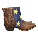 10 Brown & American Flag Canty Boots®