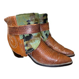 6.5 Exotic Brown & Camo Hair-on Hide Canty Boots®