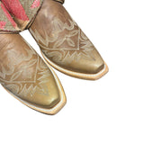 8 Embroidered Brown & Wool Canty Boots®