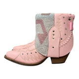 9 Studded Pink & Pastel Wool Canty Boots®