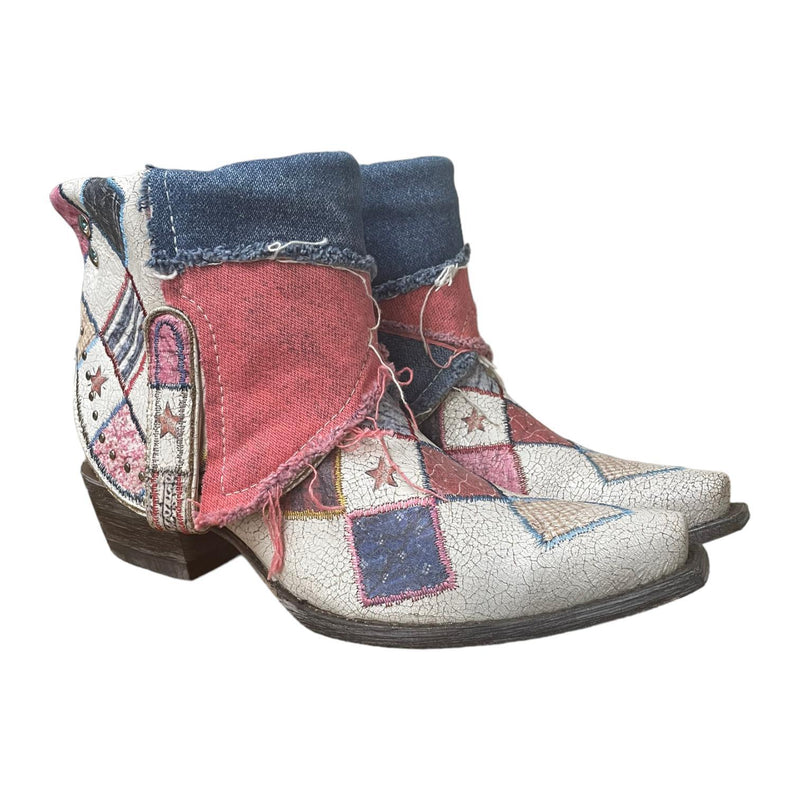 8.5 Patchwork & Denim Canty Boots®