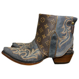 10 Embroidered Blue & Designer Canty Boots®