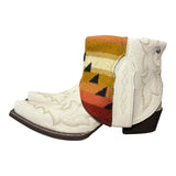 8 Distressed White & Wool Canty Boots®