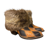 9 Patchwork & Beaver Fur Canty Boots®