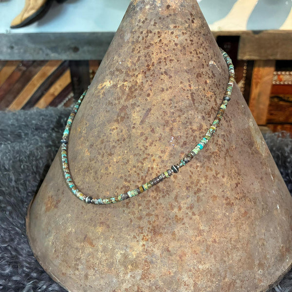 18" Turquoise Bead Necklace