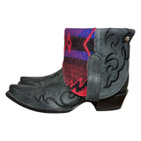 8.5 Embroidered Black & Wool Canty Boots®