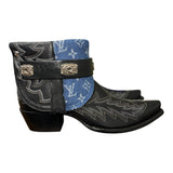 11 Embroidered Black & Designer Denim Canty Boots®