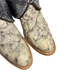 10 Gray & Wool Stacked Heel Canty Boots® with Agate Concho