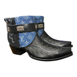 11 Embroidered Black & Designer Denim Canty Boots®