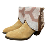 5.5 Two Toned Embroidered & Wool Canty Boots®