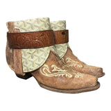 8.5 Embroidered Tan & Designer Canty Boots®