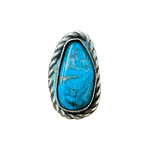 7 Sterling Silver Turquoise Ring