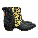 9 Black & Leopard Hair-on Hide Canty Boots®
