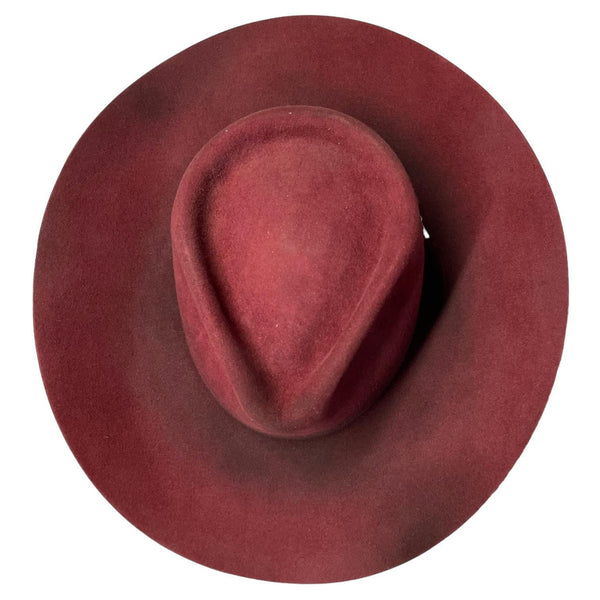 Burgundy Hat - Size 7 3/8