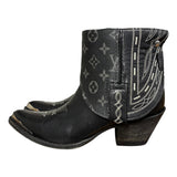 8.5 Embroidered Black & Designer Canty Boots®