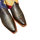 10 Brown & American Flag Canty Boots®