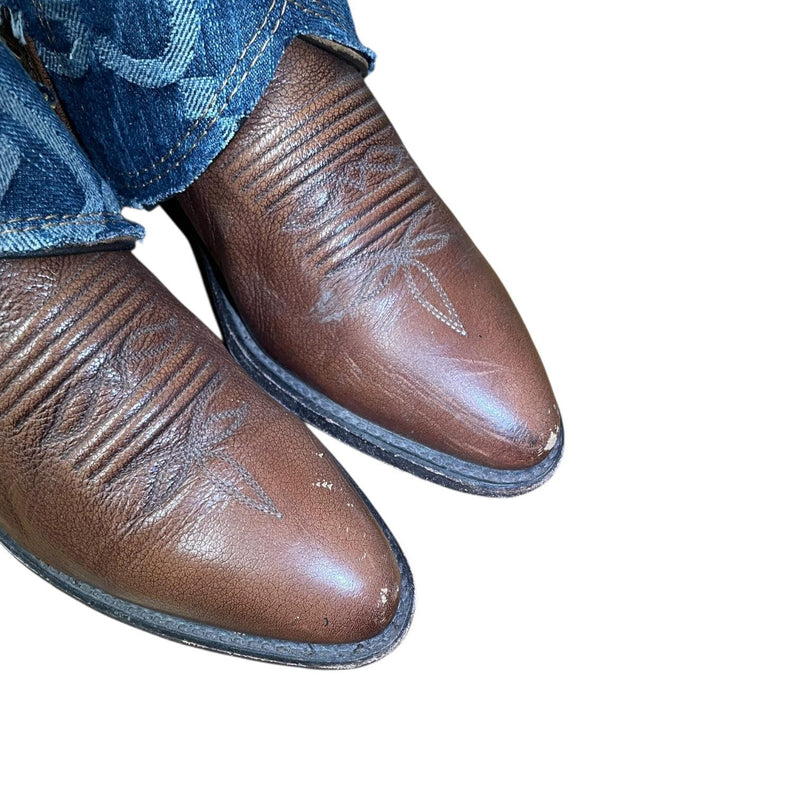 6.5 Brown & Designer Denim Canty Boots®