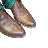 8.5 Embroidered Brown & Designer Canty Boots®