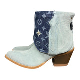 9.5 Baby Blue Rough Out & Designer Denim Canty Boots®