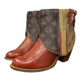 7.5 Tooled Stacked Heel & Designer Canty Boots®