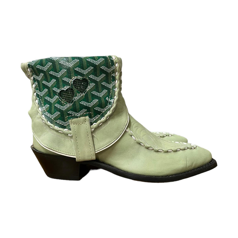 7.5 Mint Green & Designer Canty Boots®