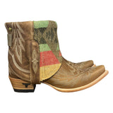 8 Embroidered Brown & Wool Canty Boots®