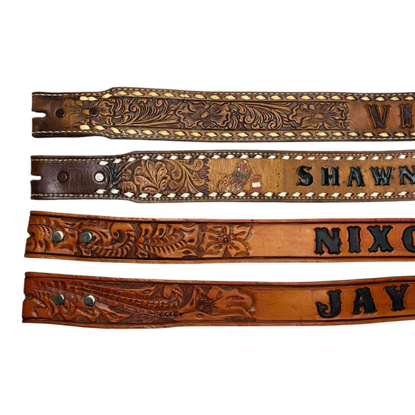 Vintage Name Belts