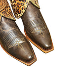 7 Brown & Leopard Canty Boots®