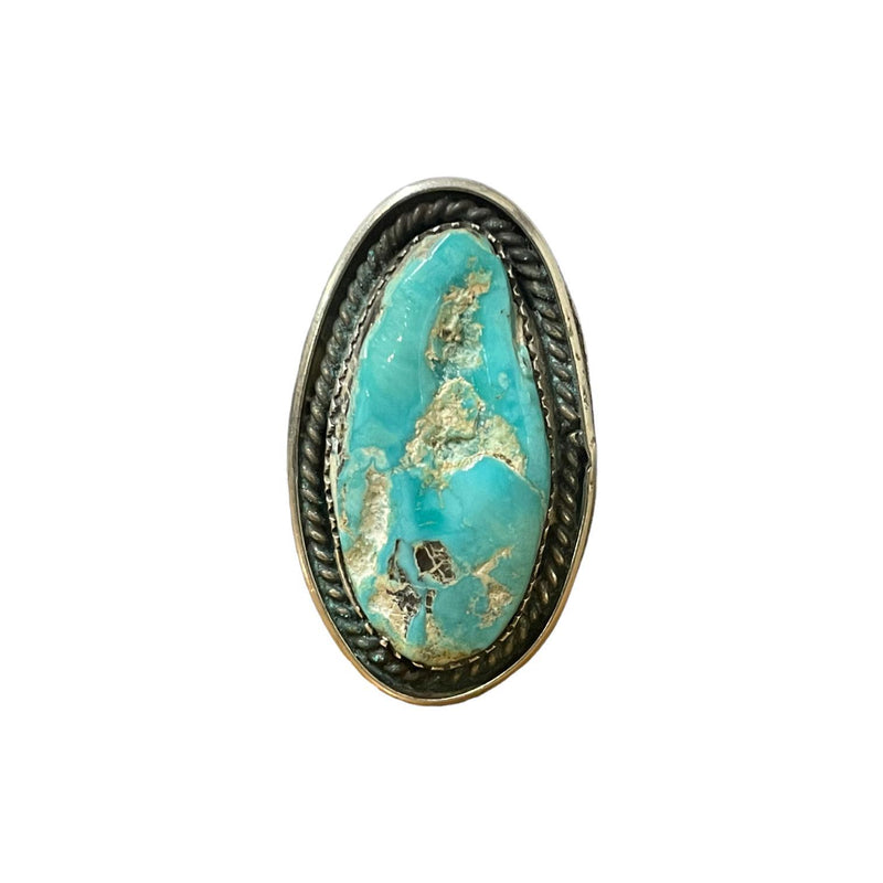 8 Sterling Silver Turquoise Ring