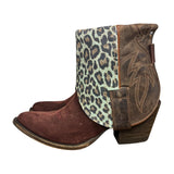 6.5 Two Toned & Light Blue Leopard Canty Boots®