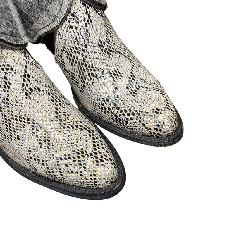 10 Embossed Exotic & Wool Canty Boots®