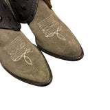 6.5 Charcoal Rough Out & Studded Black Leather Canty Boots®