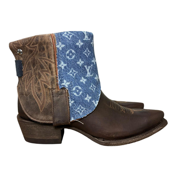 9.5 Brown & Designer Denim Canty Boots®