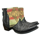 10 Embroidered Black & Wool Canty Boots®