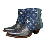 8 Blue Exotic & Designer Denim Canty Boots®